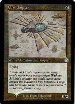 Ornithopter (Schematic) The Brothers' War: Retro Frame Artifacts NM Foil - Image 1