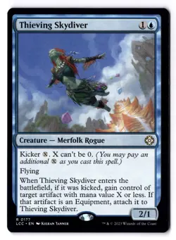 Thieving Skydiver NM* The Lost Caverns of Ixalan Commander 0177 mtg -UnltdCards - Image 1