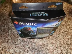 🔥 MTG Commander Legends Reap the Tides Factory Sealed Aesi Commander Deck 🔥 - Image 2