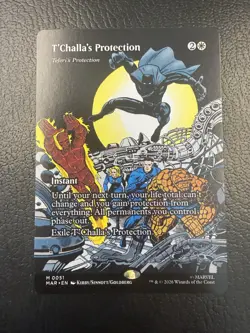 T'Challa's Protection - Teferi's Protection (Borderless) Marvel Universe... - Image 1