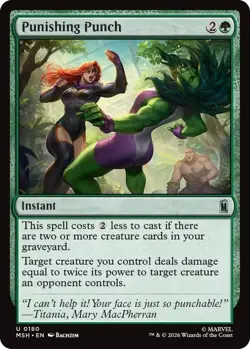 Punishing Punch U Marvel Super Heroes 180 NM - Image 1