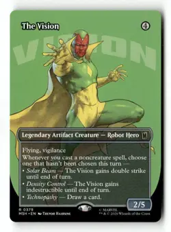 The Vision (Borderless) 379 Rare MTG MSH NM - Image 2