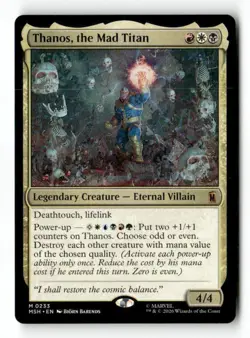 Thanos, the Mad Titan 233 Mythic MTG MSH NM - Image 2
