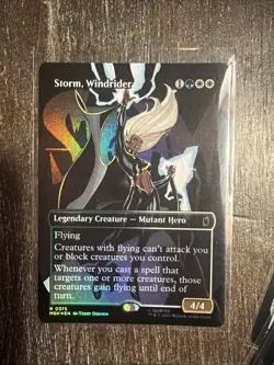 Storm, Windrider (Borderless) [#375] Marvel Super Heroes MTG - Foil - Image 1