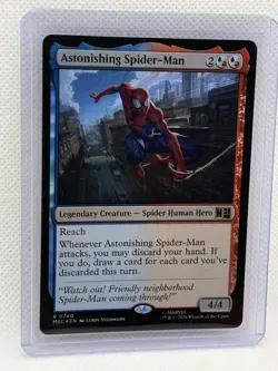Astonishing Spider-Man (FOIL) Commander: Marvel Super Heroes 0740 - Image 1