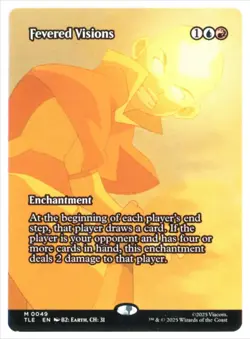MtG TLE Fevered Visions #49 Borderless Non-Foil - Image 1