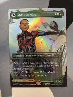Miles Morales (0234) (Borderless) Marvel's Spider-Man Foil - Image 1