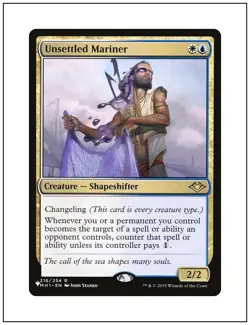 Unsettled Mariner, The List, Magic the Gathering, MTG NM - Image 1