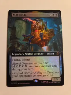 M.O.D.O.K. (Extended Art) FOIL X1 MSH MTG Marvel Super Heroes - Image 1