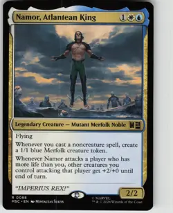 Namor, Atlantean King Commander: Marvel Super Heroes 88 NM R - Image 1