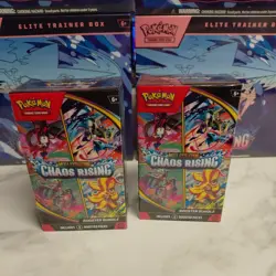 Pokemon Chaos Rising Elite Trainer Box (ETB x 4 Booster Bundle x 2) - Image 2