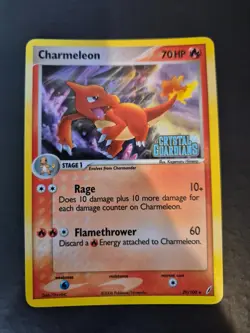 Pokemon Charmeleon 29/100 Reverse Holo Stamped Crystal Guardians Pokemon NM - Image 1