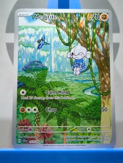 Meditite 153/142 Holo Illustration Rare - S&V: Stellar Crown - Pokemon TCG - Image 2