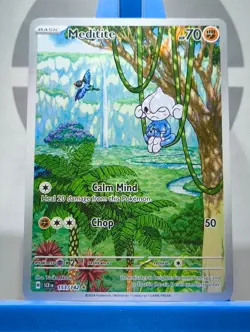 Meditite 153/142 Holo Illustration Rare - S&V: Stellar Crown - Pokemon TCG - Image 4