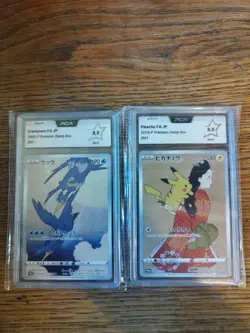 PCA 9.5 Pikachu Nigosier 226/S-P 227/S-P Stamp Box Promo Carte Pokemon Jap - Image 1