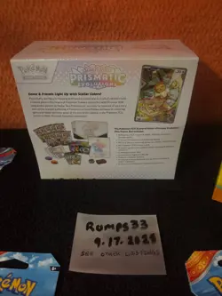 Pokemon SV: Prismatic Evolutions ETB Elite Trainer Box + Large Sealed Lot - Image 4