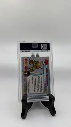 2000 TOPPS CHROME POKEMON T.V. #65 ALAKAZAM PSA 10 - Image 2