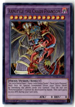 Armityle the Chaos Phantom DUSA-EN099 Ultra Rare Duelist Saga Yu-Gi-Oh LP - Image 1
