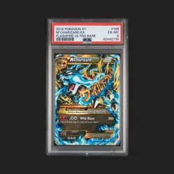 Pokemon XY Flashfire 2014 M Charizard EX 108/106 Secret Rare PSA 6 - Image 1