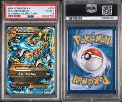 Pokemon XY Flashfire 2014 M Charizard EX 108/106 Secret Rare PSA 6 - Image 3