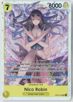 Nico Robin (055) EB03-055 One Piece Heroines Edition One Piece Foil NM - Image 1