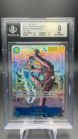 2025 One Piece TCG Sanji Manga Alternate Art #OP06-119 BGS 9 MINT - Image 1