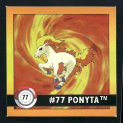 1999 Artbox Pokemon Stickers Series 1 #77 Ponyta - Image 1