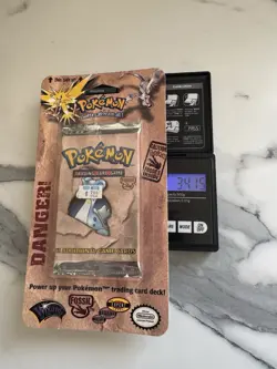 Pokemon Fossil Blister Booster Pack Factory Sealed Lapras Artwork MINT HEAVY - Image 1