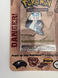 Pokemon Fossil Blister Booster Pack Factory Sealed Lapras Artwork MINT HEAVY - Image 4