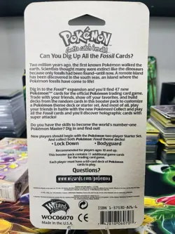 MINTY 1999 Pokemon WotC Fossil Blister Booster Pack (Zapdos Art) FACTORY SEALED - Image 2