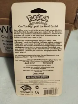 1999 Pokemon Fossil Blister Pack - Factory Sealed (Unopened) WOTC Aerodactyl - Image 3