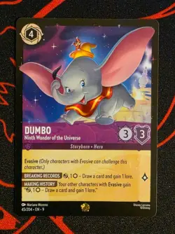 Lorcana Dumbo - Ninth Wonder of the Universe x1 Near Mint from Fabled (9) - Image 1