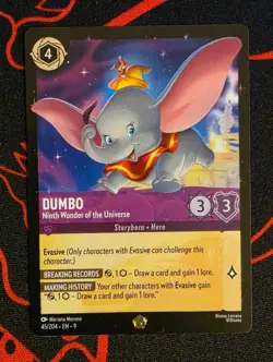 Lorcana Dumbo - Ninth Wonder of the Universe x1 Near Mint from Fabled (9) - Image 3