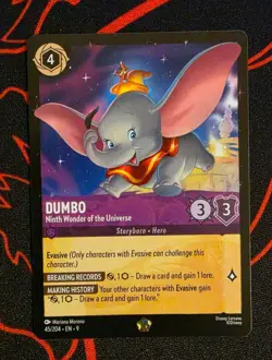 Lorcana Dumbo - Ninth Wonder of the Universe x1 Near Mint from Fabled (9) - Image 5
