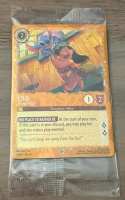 Lilo: Escape Artist 25/P2 Sealed Promo Foil - Lorcana Lilo Sealed New - Image 1