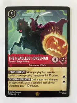 Disney Lorcana TCG: The Headless Horseman - Terror of Sleepy Hollow 125/204EN 10 - Image 1