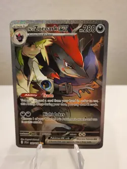 Pokemon N's Zoroark EX 185/159 Special Illustration Rare Journey Together - Image 1