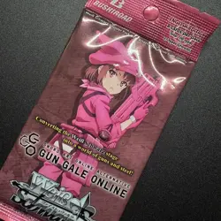 Weiss Schwarz Gun Gale Online Booster Pack SWORD ART ONLINE SEALED - Image 3
