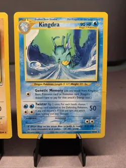 Pokemon TCG Neo Revelations Non Holo Rare Lot of 2 Cards - Aerodactyl & Kingdra - Image 3