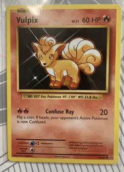 Pokemon XY Evolutions Vulpix Common Card 14/108 NM/LP - Image 1