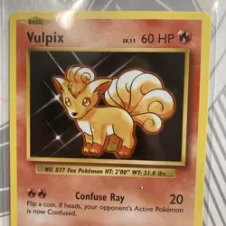 Pokemon XY Evolutions Vulpix Common Card 14/108 NM/LP - Image 2