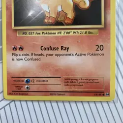 Pokemon XY Evolutions Vulpix Common Card 14/108 NM/LP - Image 3