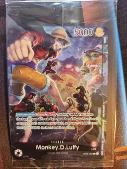 Monkey.D.Luffy (PSA Magazine Promo) OP05-060 One Piece Cards Foil SEALED - Image 1