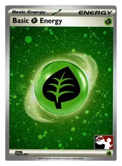 Basic Grass Energy (Cosmos Holo) 001 C Prize Pack Series Cards Holo Near Mint - Image 1