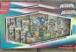 Pokemon Prismatic Evolutions Lucario EX and Tyranitar EX Premium Collection - Image 1