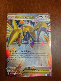 Mega Skarmory EX 055/088 Perfect Order Double Rare Pokemon TCG Card - Image 1