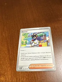 Kieran 154/167 Twilight Masquerade Regular Pokemon TCG Card - Image 1