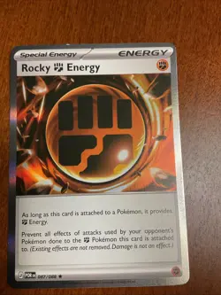Rocky Energy 087/088 Perfect Order Holo Rare Pokemon TCG Card - Image 1