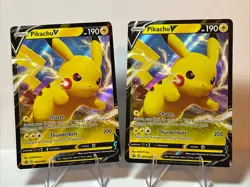 Pikachu V Promo SWSH: Sword & Shield Promo Cards SWSH061 NM - Image 1