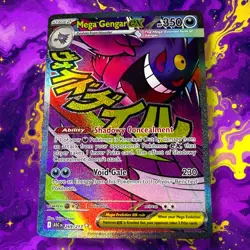 Pokemon TCG Mega Gengar EX 269/217 Mega Attack Rare Ascended Heroes Card NM 2026 - Image 1